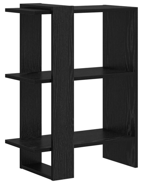 Könyvespolc Fekete tölgy 52 x 25 x 71,5 cm Faanyag