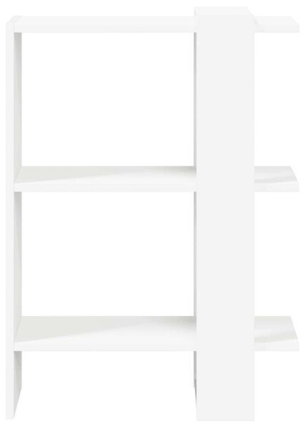 Könyvespolc Fehér 52 x 25 x 71,5 cm Faanyag
