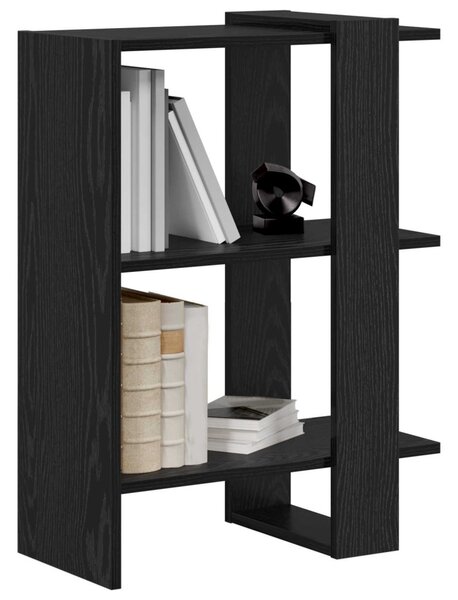 Könyvespolc Fekete tölgy 52 x 25 x 71,5 cm Faanyag