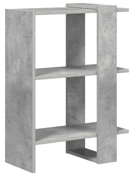 Könyvespolc Beton Szürke 52 x 25 x 71,5 cm Faanyag