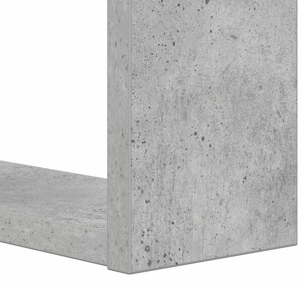 Könyvespolc Beton Szürke 52 x 25 x 71,5 cm Faanyag