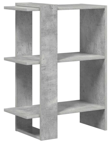 Könyvespolc Beton Szürke 52 x 25 x 71,5 cm Faanyag