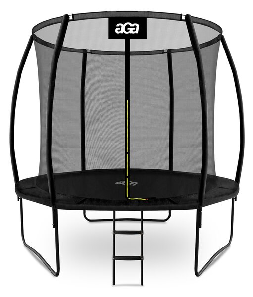 Aga SPORT EXCLUSIVE trambulin 250 cm fekete + védőháló + létra
