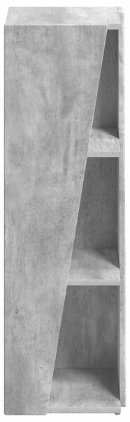 Oldalsó polc Beton Szürke 33 x 32 x 100,5 cm Faanyag