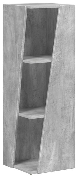 Oldalsó polc Beton Szürke 33 x 32 x 100,5 cm Faanyag