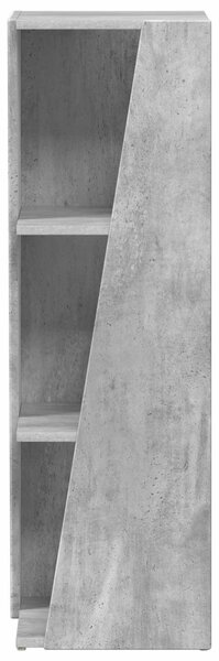 Oldalsó polc Beton Szürke 33 x 32 x 100,5 cm Faanyag