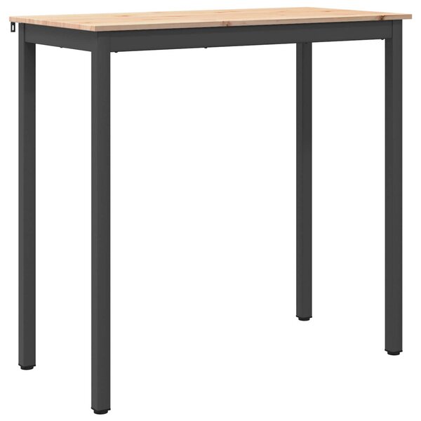Bárasztal Természetes 110 x 55 x 105 cm Tömör fenyőfa