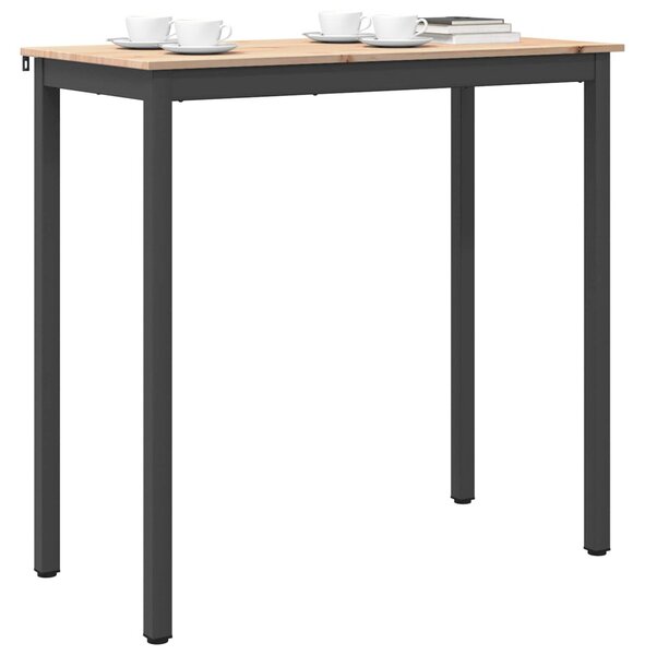 Bárasztal Természetes 110 x 55 x 105 cm Tömör fenyőfa