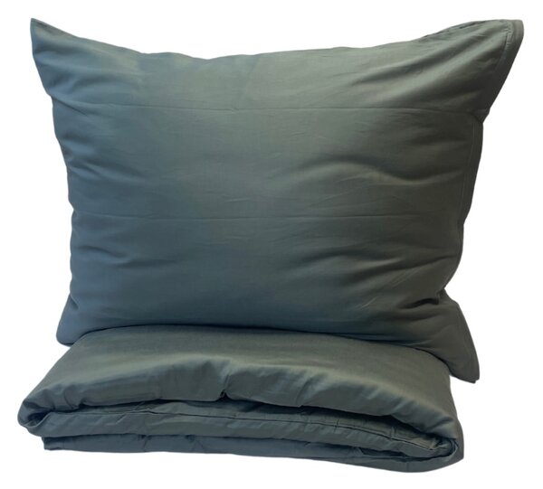 Ágyneműhuzat pamut szatén exclusive Modern zöld 200x140cm+90x70cm TiaHome