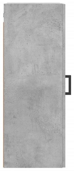 Betonszürke fali szekrény 34,5 x 34 x 90 cm