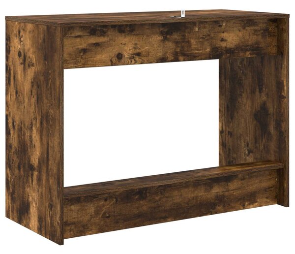 Ágyíróasztal Füstös Tölgy Szerelt Fa 100 x 45 x 75 cm