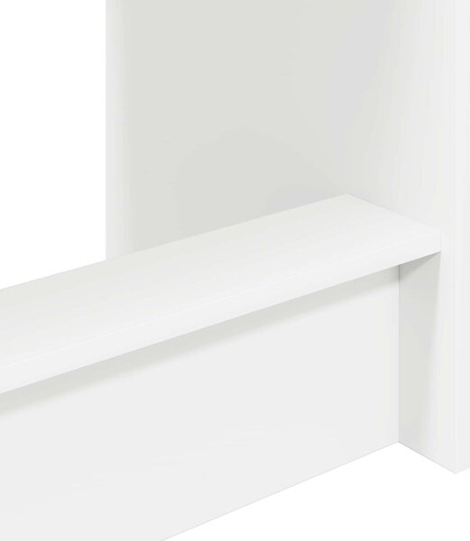 Ágyíróasztal Fehér Szerelt Fa 100 x 45 x 75 cm