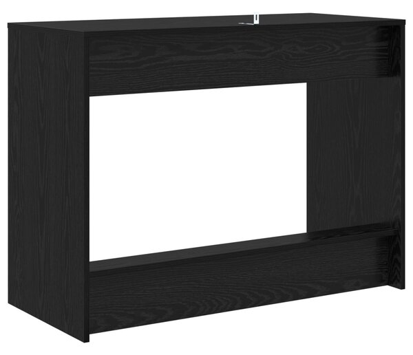 Ágyíróasztal Fekete Tölgy Szerelt Fa 100 x 45 x 75 cm