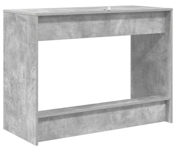 Ágyíróasztal Betonszürke Szerelt Fa 100 x 45 x 75 cm