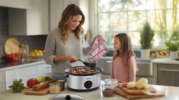 SALENTE HotPot Lassú tűzhely 6.5L kézi vezérléssel