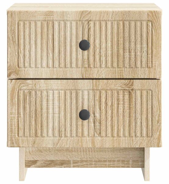 Éjjeliszekrény 2 db Sonoma Tölgy 43 x 34,5 x 47,5 cm Szerelt Fa