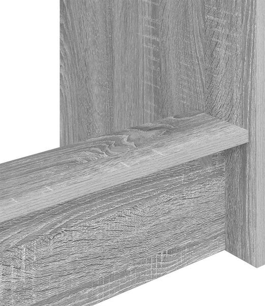 Ágyíróasztal Szürke Sonoma Szerelt Fa 100 x 45 x 75 cm