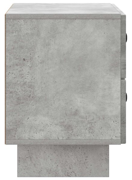Éjjeliszekrény Betonszürke 62 x 34,5 x 47,5 cm Szerelt Fa