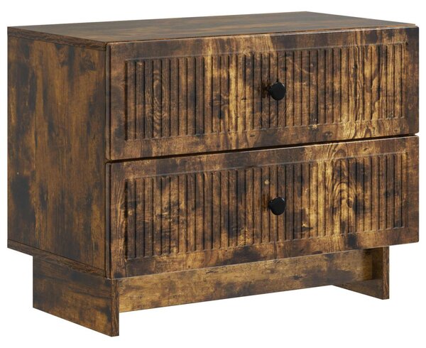 Éjjeliszekrény Füstös Tölgy 62 x 34,5 x 47,5 cm Szerelt Fa