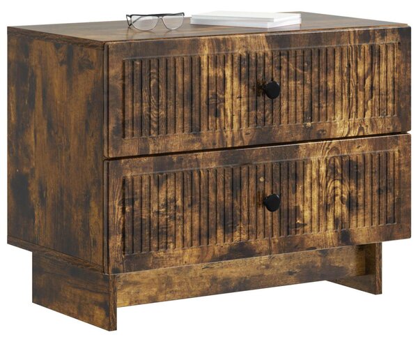 Éjjeliszekrény Füstös Tölgy 62 x 34,5 x 47,5 cm Szerelt Fa