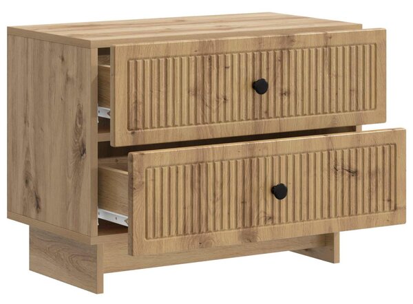 Éjjeliszekrény Kézműves Tölgy 62 x 34,5 x 47,5 cm Szerelt Fa