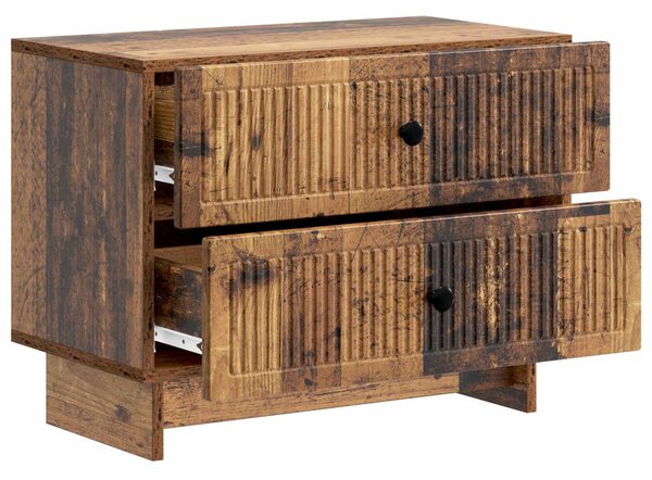 Éjjeliszekrény fiókkal Antik Fa 62 x 34,5 x 47,5 cm Szerelt Fa