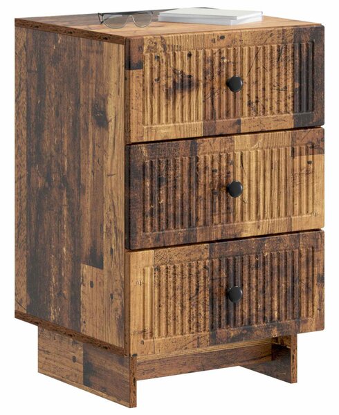 Éjjeliszekrény fiókkal Antik Fa 43 x 41 x 66,5 cm Szerelt Fa