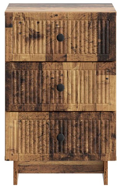 Éjjeliszekrény fiókkal Antik Fa 43 x 41 x 66,5 cm Szerelt Fa