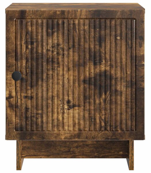 Éjjeliszekrény 2 db Füstös Tölgy 43 x 34,5 x 50 cm Szerelt Fa