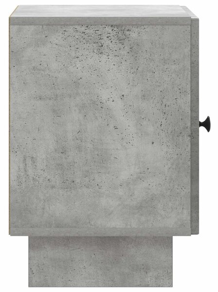 Éjjeliszekrény Betonszürke 43 x 34,5 x 50 cm Szerelt Fa