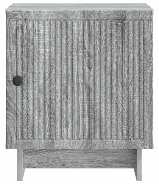 Éjjeliszekrény 2 db Szürke Sonoma 43 x 34,5 x 50 cm Szerelt Fa