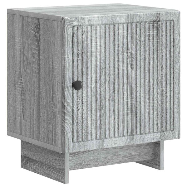 Éjjeliszekrény 2 db Szürke Sonoma 43 x 34,5 x 50 cm Szerelt Fa