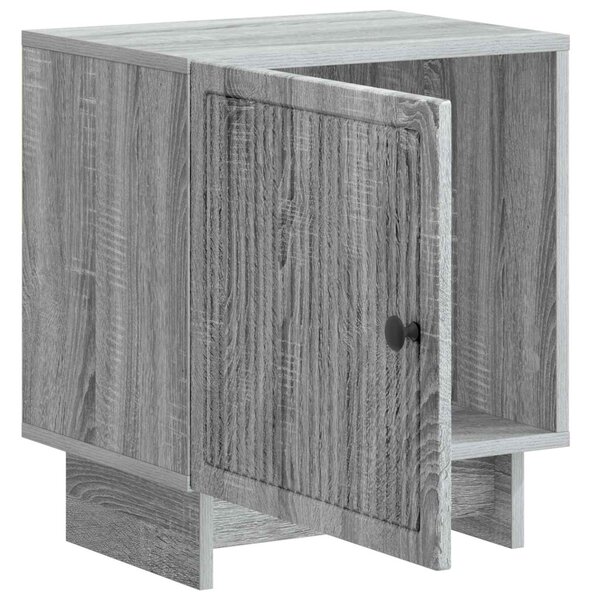 Éjjeliszekrény 2 db Szürke Sonoma 43 x 34,5 x 50 cm Szerelt Fa