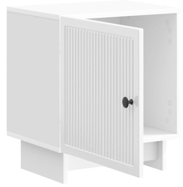 VidaXL Éjjeliszekrény 2 pcs Magasfényű Fehér 43 x 34,5 x 50 cm