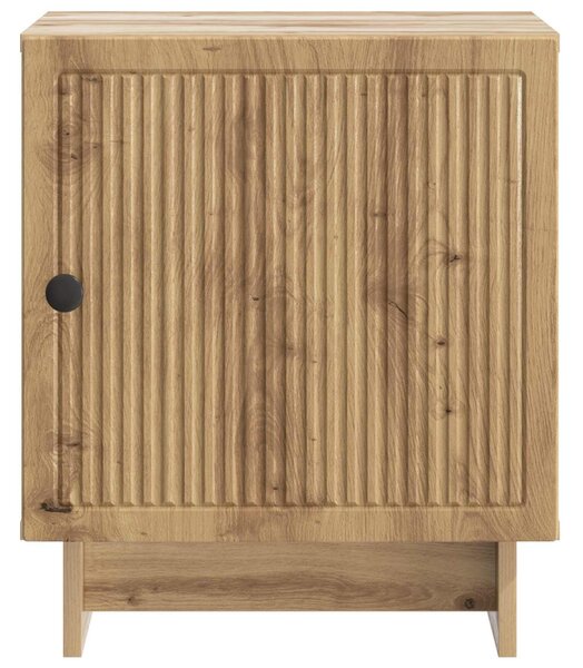 Éjjeliszekrény 2 db Kézműves Tölgy 43 x 34,5 x 50 cm Szerelt Fa