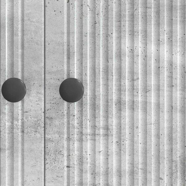Széf Betonszürke 66 x 34,5 x 90 cm Szerelt Fa