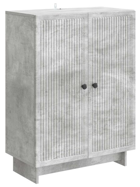 Széf Betonszürke 66 x 34,5 x 90 cm Szerelt Fa