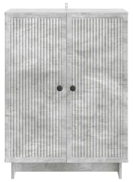 Széf Betonszürke 66 x 34,5 x 90 cm Szerelt Fa