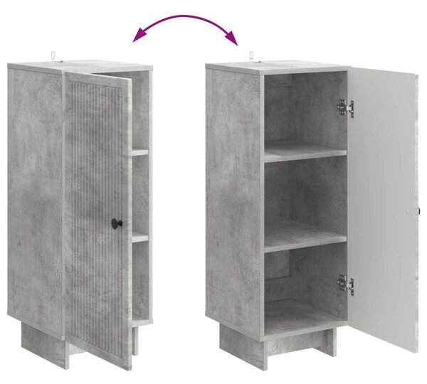 Cabinet Beton Szürke 33 x 34,5 x 90 cm Mérnöki fa