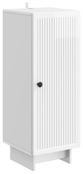 Cabinet Magasfényű Fehér 33 x 34,5 x 90 cm Mérnöki fa