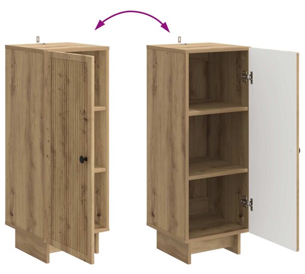 Cabinet Kézműves Tölgy 33 x 34,5 x 90 cm Mérnöki fa