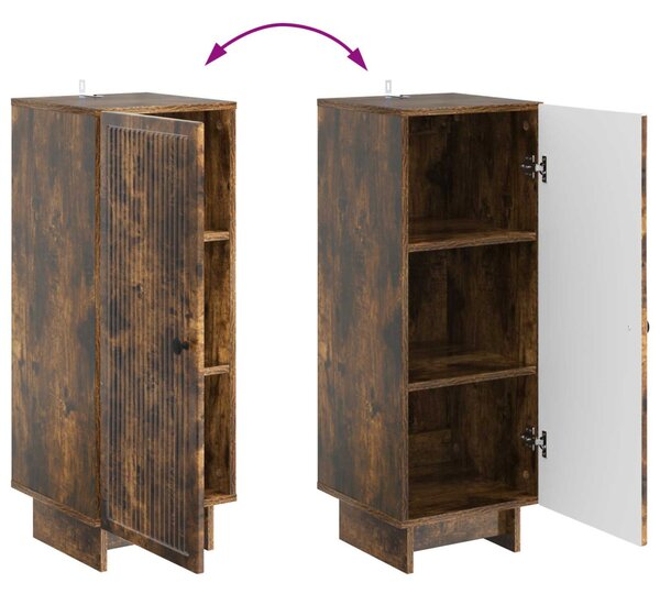 Cabinet Füstölt Tölgy 33 x 34,5 x 90 cm Mérnöki fa
