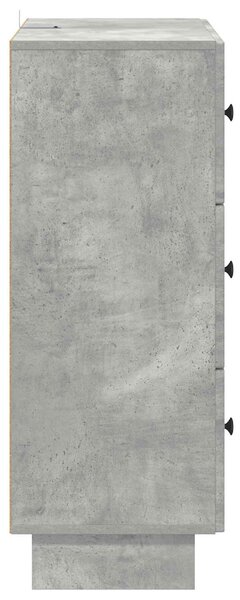 Fiókos szekrény Betonszürke 66 x 34,5 x 90 cm Szerelt Fa