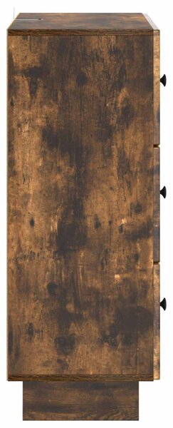 Fiókos szekrény Füstös Tölgy 66 x 34,5 x 90 cm Szerelt Fa
