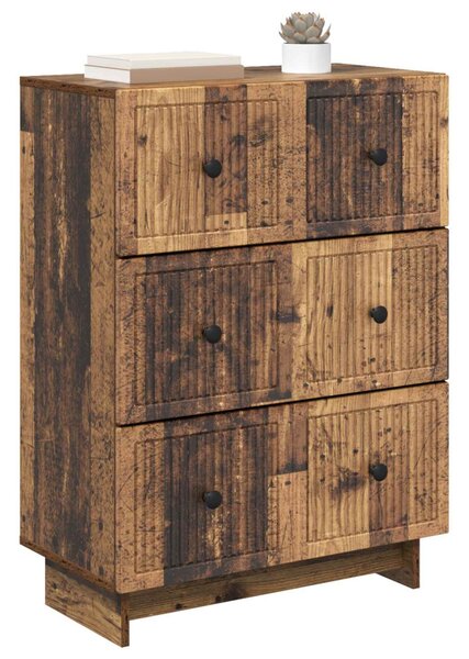 Fiókos szekrény Antik Fa 66 x 34,5 x 90 cm Szerelt Fa