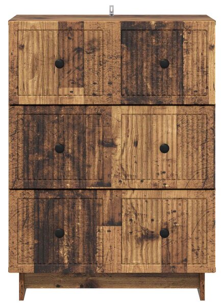 Fiókos szekrény Antik Fa 66 x 34,5 x 90 cm Szerelt Fa
