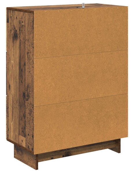 Fiókos szekrény Antik Fa 66 x 34,5 x 90 cm Szerelt Fa