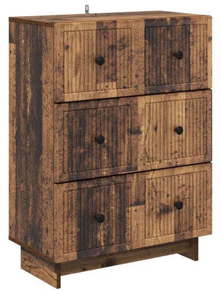 Fiókos szekrény Antik Fa 66 x 34,5 x 90 cm Szerelt Fa