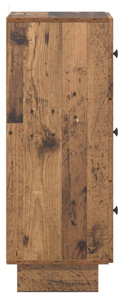 Fiókos szekrény Antik Fa 33 x 34,5 x 90 cm Szerelt Fa