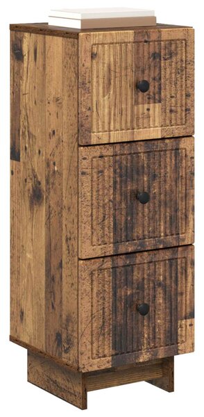 Fiókos szekrény Antik Fa 33 x 34,5 x 90 cm Szerelt Fa